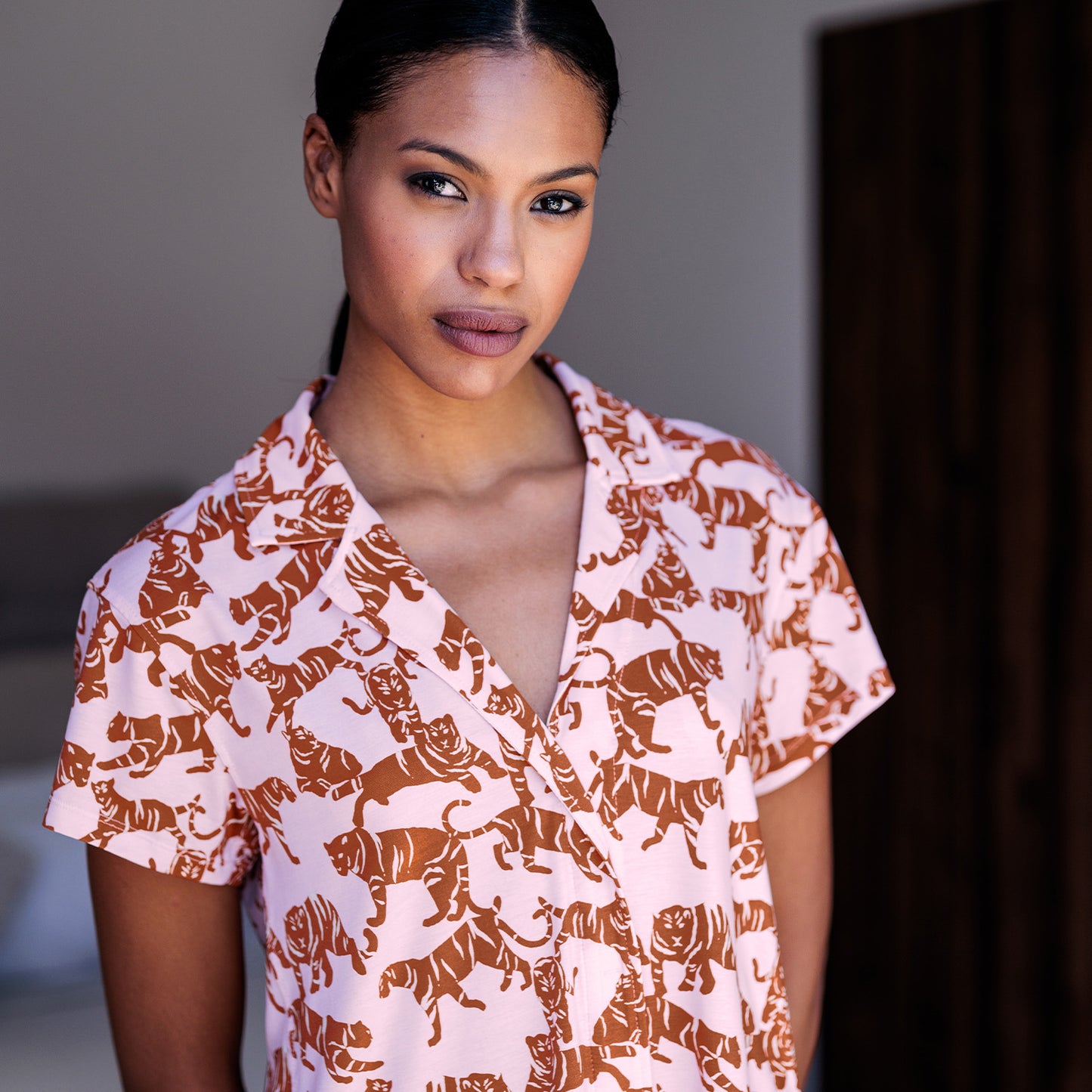 Klassische Pyjama-Top Damen || Wild Life
