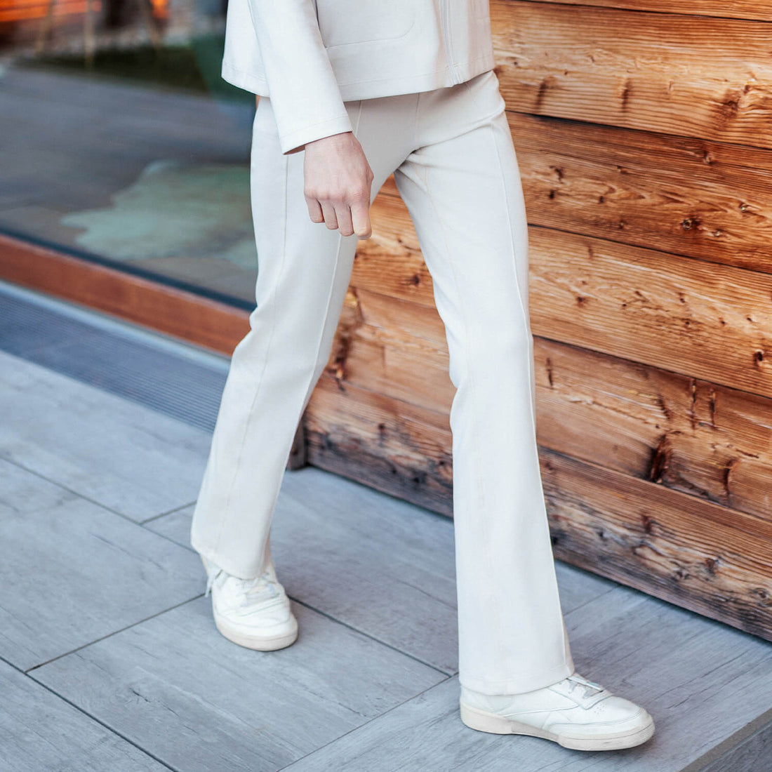 Bequeme Reisehose Damen || Sandstone