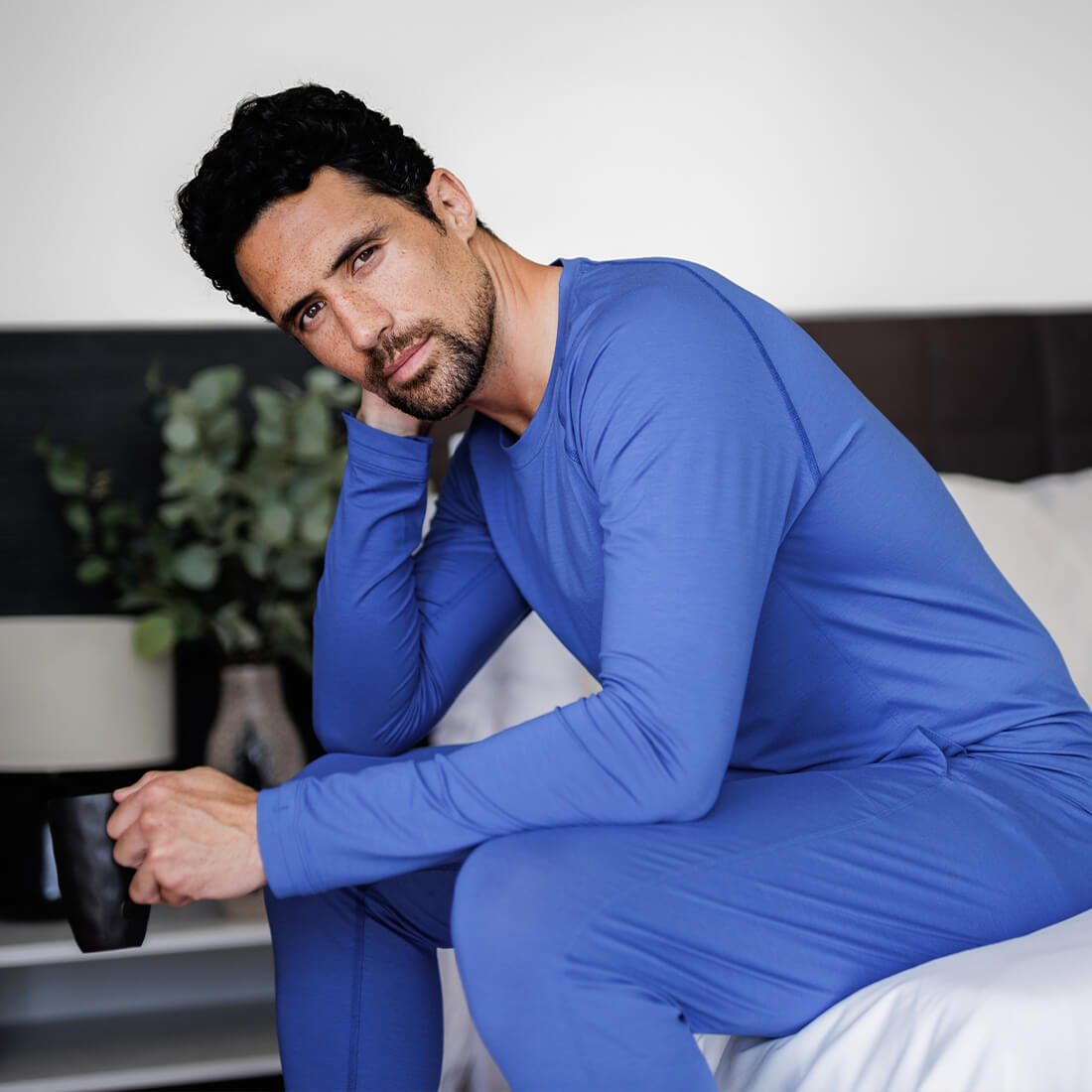 Recovery Pyjama Hose || Azure blue