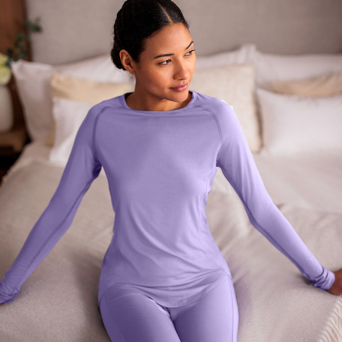 Pyjama Schweiz Damen || Mauve