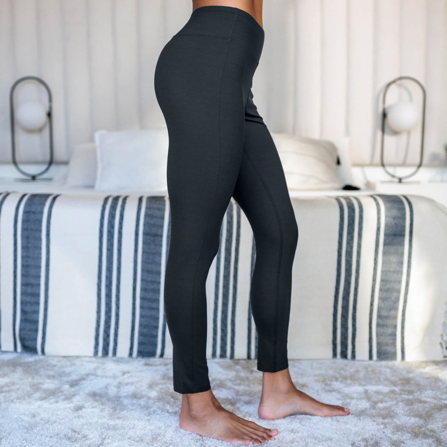 Leggings Recovery Damen || Grey night