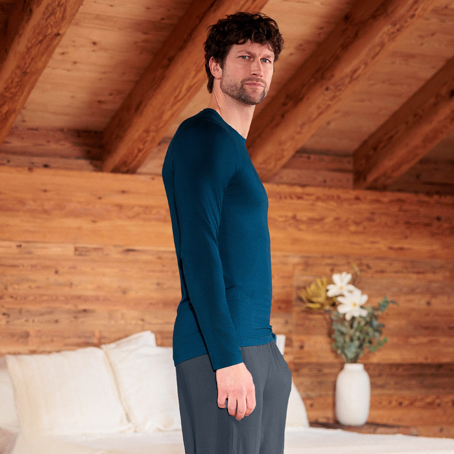 Schlafanzug Herren || Deep Teal