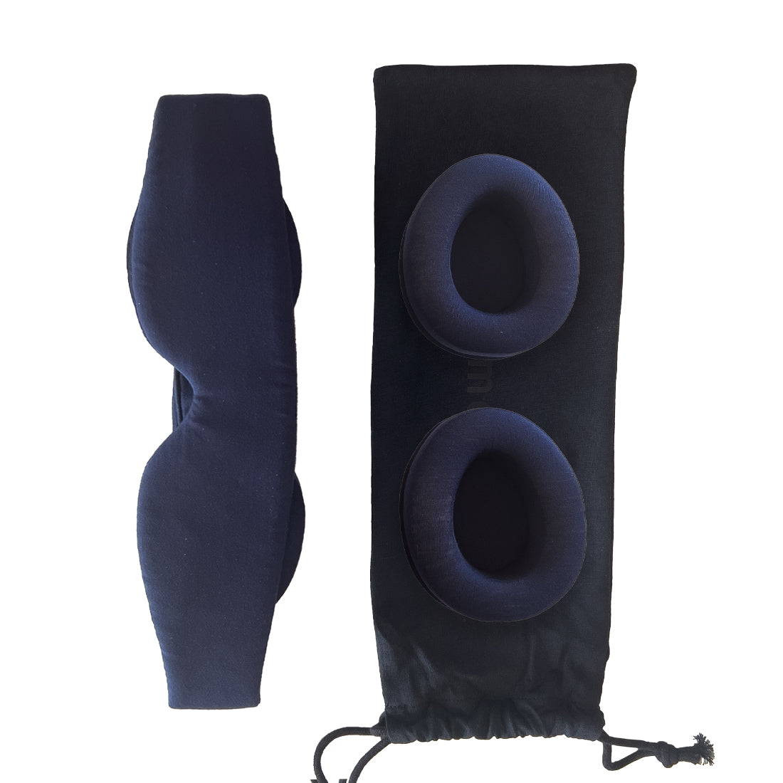 Kühlendes blackout Schlafmaske || Navy blue
