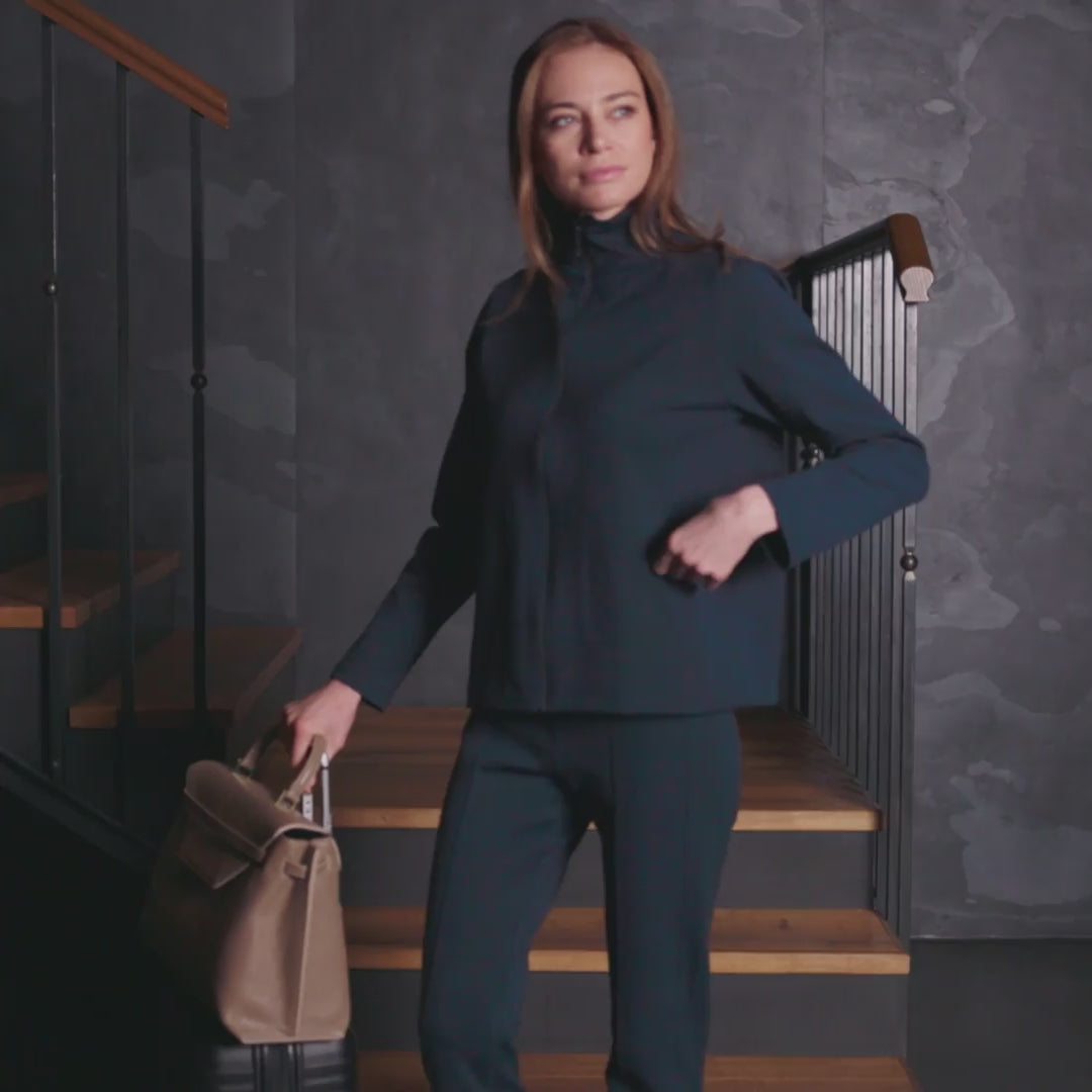 Damen Reisejacke || Navy blue