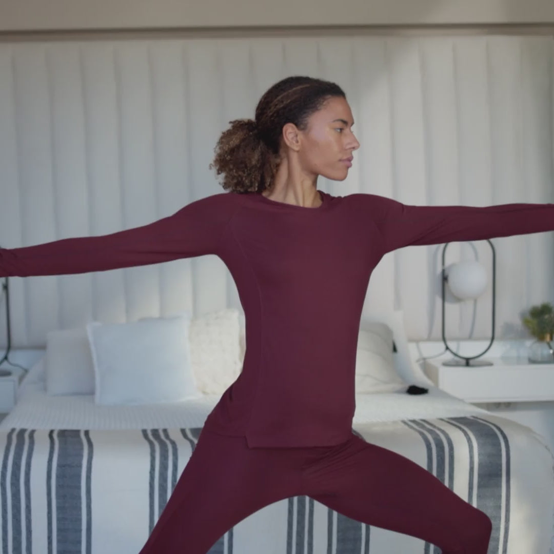 Funktionelle Kleidung Damen  || burgundy