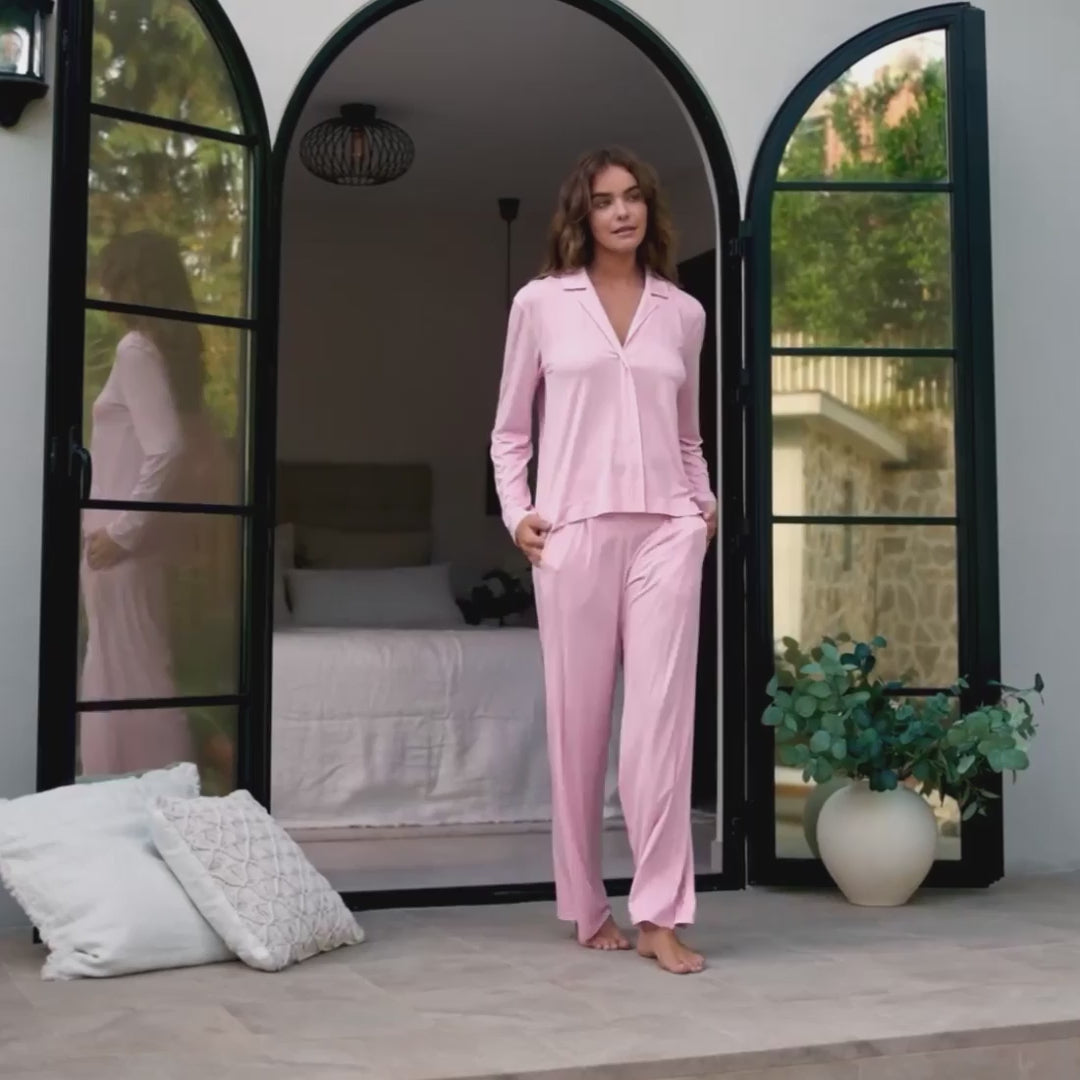 Pyjama Damen || Wild rose