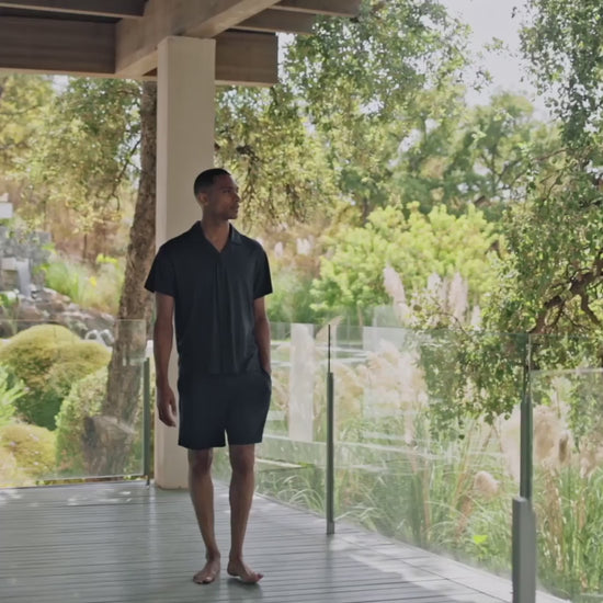 Schlafshorts Herren || Navy blue