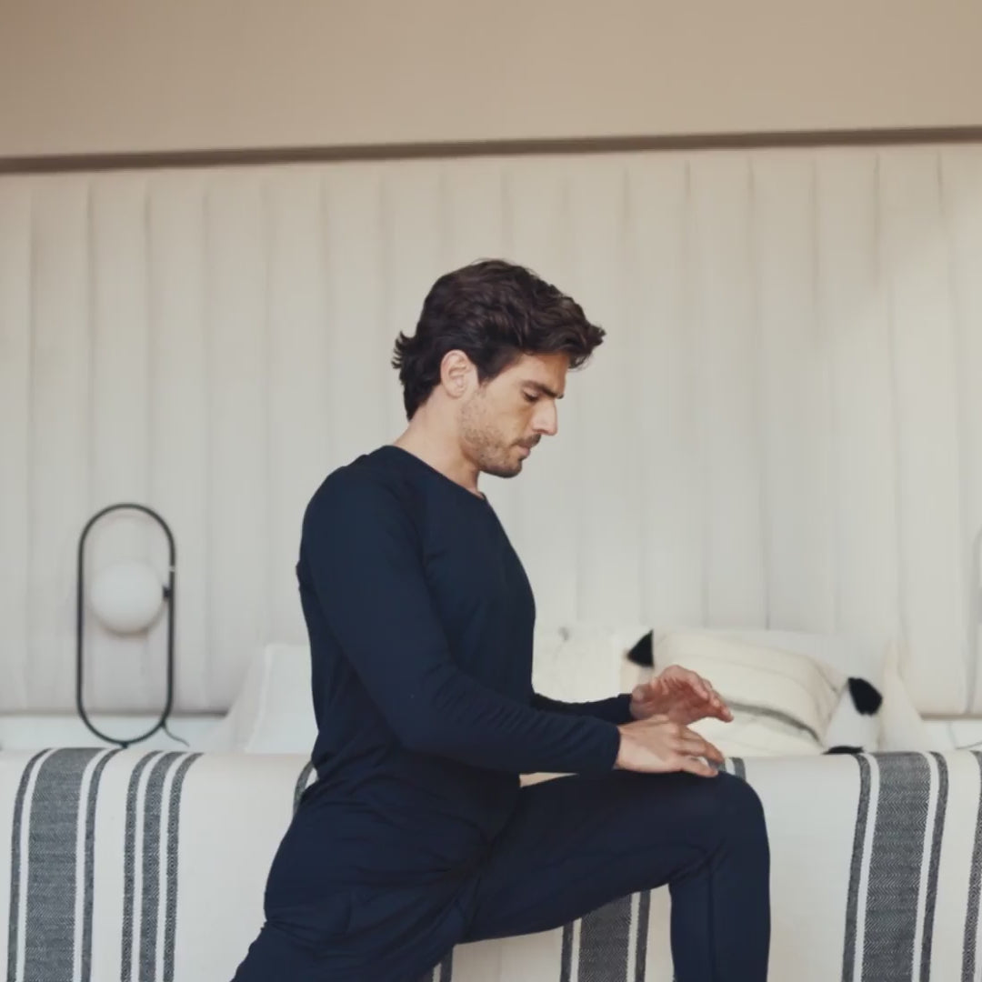 Funktionelle Pyjamas Herren || Navy