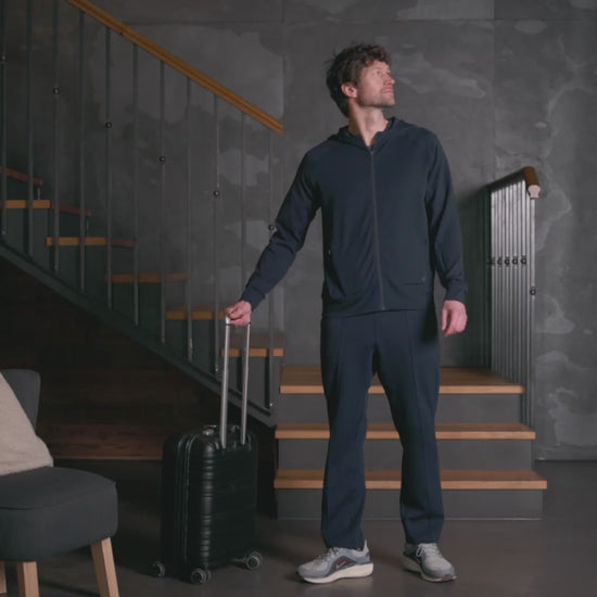 Bequeme Reisehose Herren || Navy blue