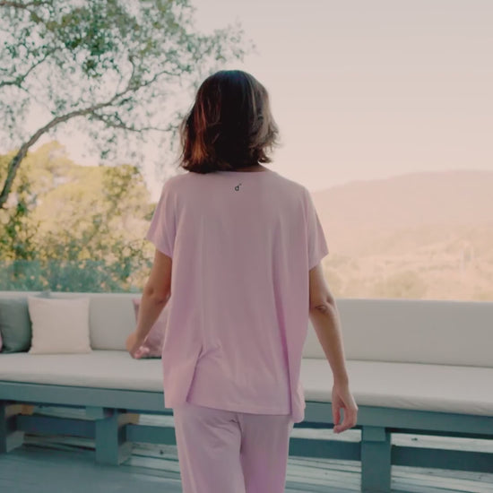 Lockere hose Damen || Pink blush