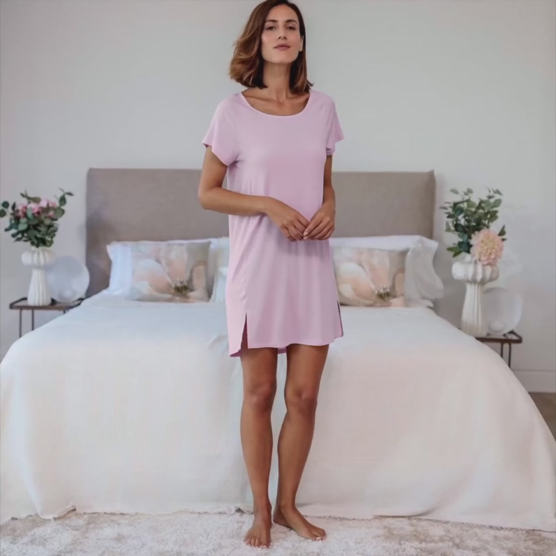 Nachthemd || Pink blush