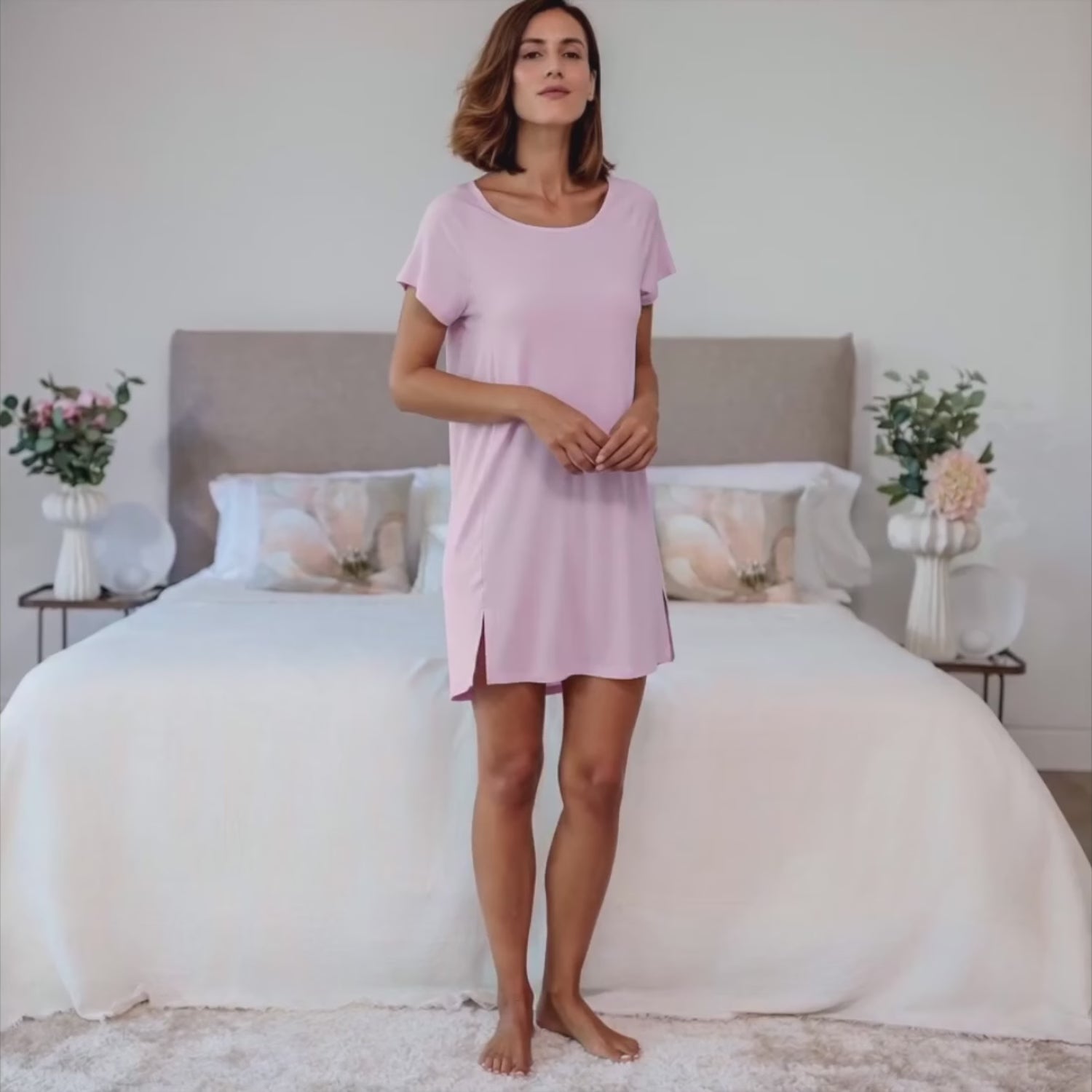 Nachthemd || Pink blush