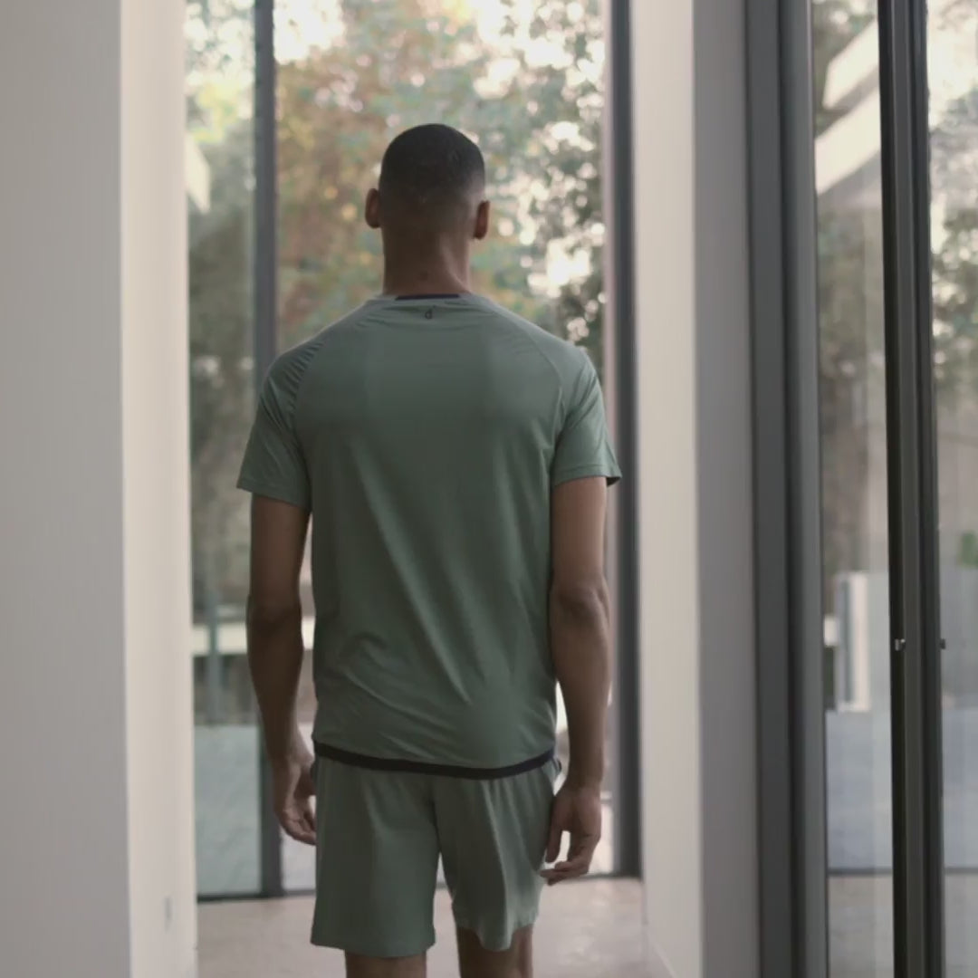 Sommer Pyjama Herren || Sage