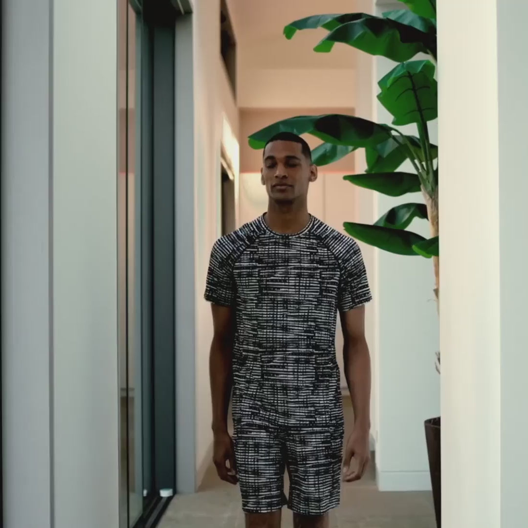 Schlaf T-Shirt Herren || Mountain torrent