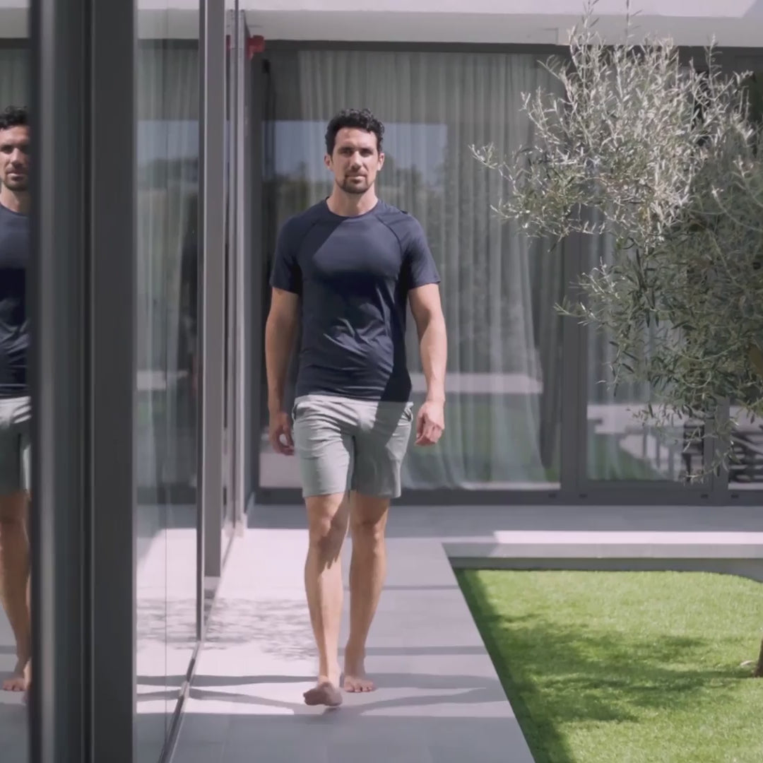 Sommer Pyjama Herren || Navy blue